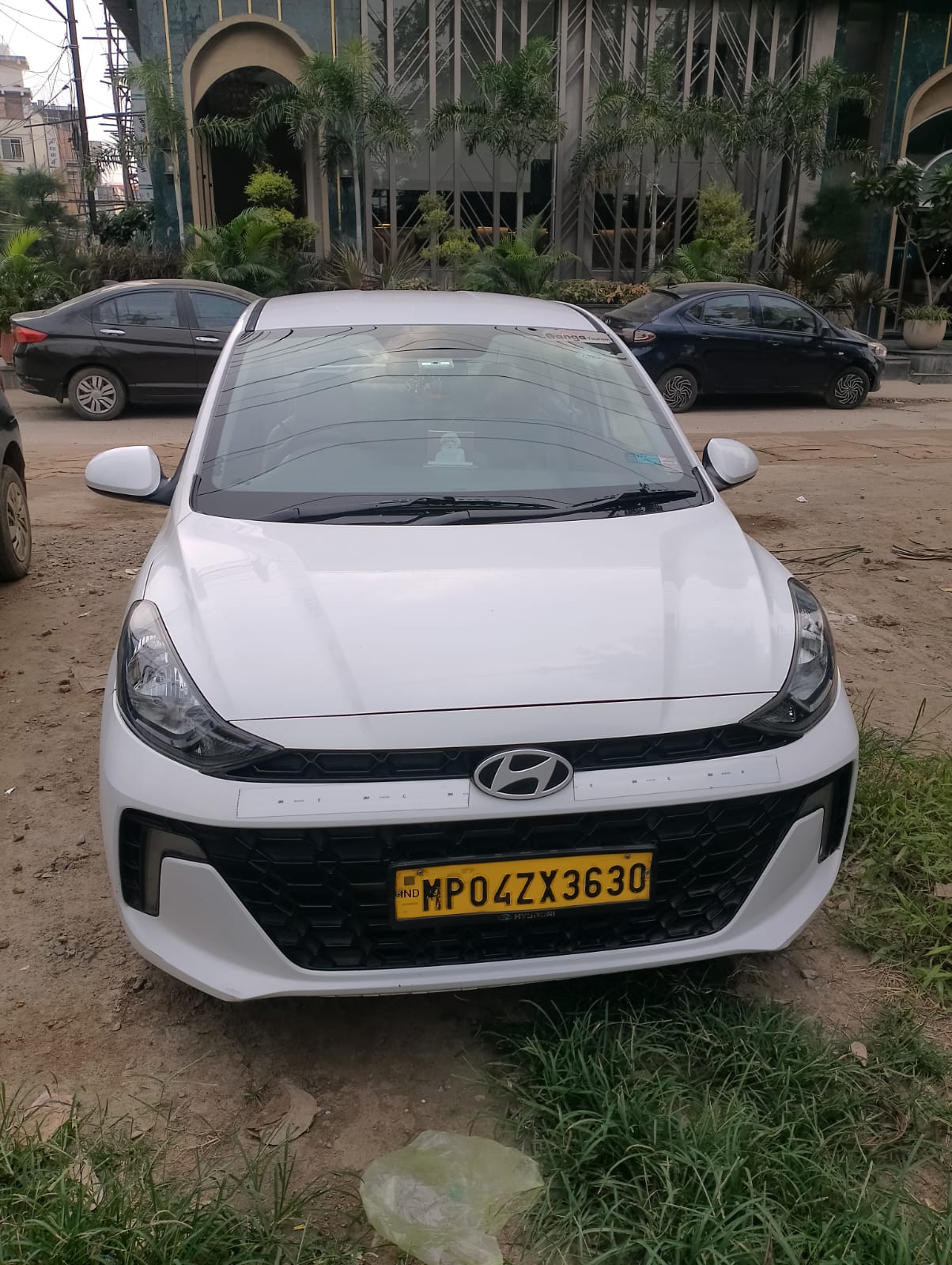 Hyundai Aura — real photo of our car